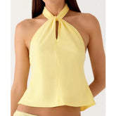 Halter Tie-up Cropped Top