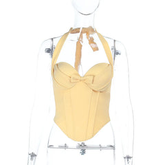 Bow Tie Corset Solid Top