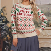 Merry Christmas Pattern Sweater
