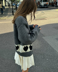 Printed Graphic Cardigan