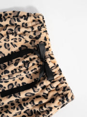 Printed Plush Sweatpants