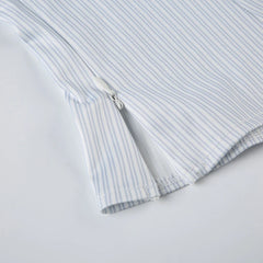 Blue Striped Camisole Top