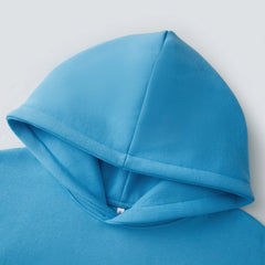 Sun Coral Embroidered Hooded Sweatshirt