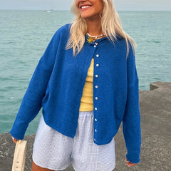 Button Knitted Cardigan