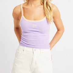 Ribbed Bow Camisole Top