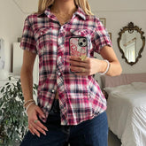 Button Down Plaid Shirt