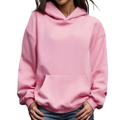 Embroidered Letter Pattern Hooded Sweatshirt