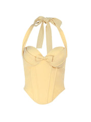 Bow Tie Corset Solid Top