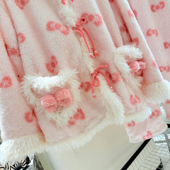 Pink Plush 3 Piece Pajama Set