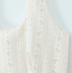 White Halter Neck Floral Print Mini Dress