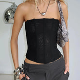 Mesh Zip Corset