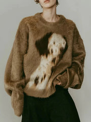 Puppy Knit Sweater