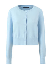 Long Sleeve Cardigan With Halter Vest Top And Mid Waist Mini Skirt Three Piece Set