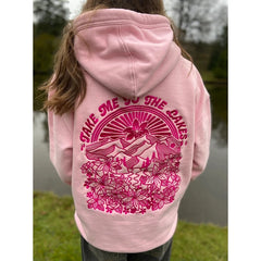Floral Letter Embroidery Hooded Sweatshirt