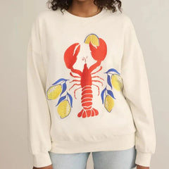 Lobster Print Sweatshirt