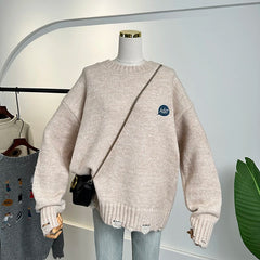 Embroidery Icons Cartoon Sweater