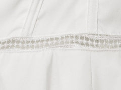 Back Lace Up Thick Strap Buttoned Mini Dress