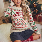 Christmas Merry Christmas Text Sweater