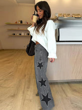 Star Patchwork Studded Denim Jeans