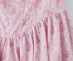 Back Lace Up Strap Midi Dress