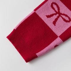 Heart/Bow Button-up Cardigan