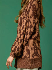 Halloween/Christmas Print Sweater