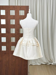Satin Bodice Mini Dress