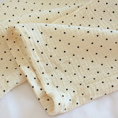 Cotton Heart Dotted Printed Drawstring Trousers