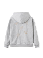Seashell Embroidery Hoodie