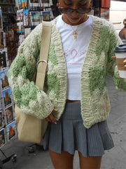 Stripe Pattern Cardigan