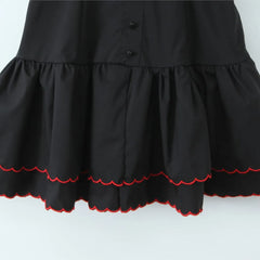 Embroidery Floral Bra Corset Mini Dress