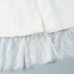 Lace Patchwork Blazer