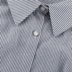 Lace Stripes Lapel Bell Sleeves Shirt And Shorts Set