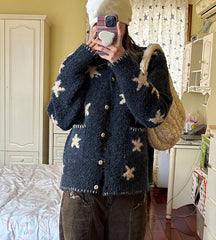 Star Knitted Cardigan