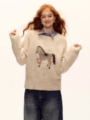 Horse Knit Jumper