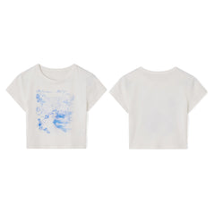 Italy Printed Graphic Baby Tee