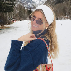 Ski Letter Printed Sweater