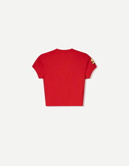 Cars Cartoon Print Crop Top