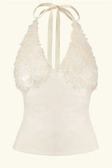 Sequin Shell Halter Top