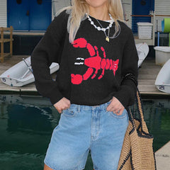 Lobster Crew Neck Sweater