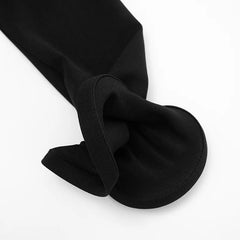 Long Sleeve Ruffles Hem Mini Dress