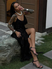 Ruffled Cami Maxi Dress