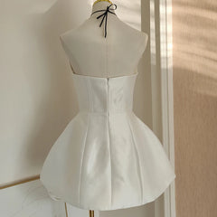 3d Rose Applique Hem Corset Mini Dress