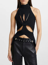 Twisted Hollow Out Knitting Tank Top