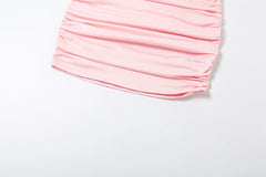 Furry Jacquard Patchwork Hook Buckle Crop Top And Mini Skirt Set