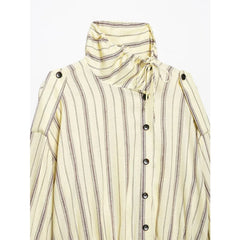Stripe Drawstring Jacket