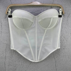 Mesh Fishbone Cupped Corset