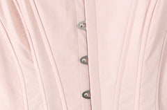 Pink Corset Bubble Hem Mini Dress