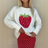 Strawberry Pattern Sweater