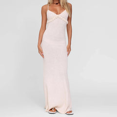 Knit Strap Maxi Dress
